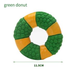 pet dog toy ball - green donut