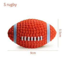 pet dog toy ball - S rugby