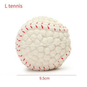 pet dog toy ball - L tennis