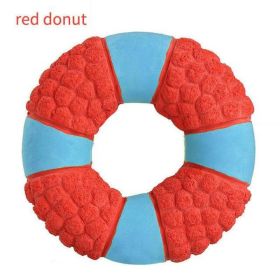 pet dog toy ball - red donut