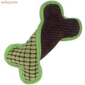 Pet Anti-Bite Plush Bone Toys - Green