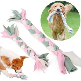 Color Braided Dog Chew Training Toys - S (40cm)