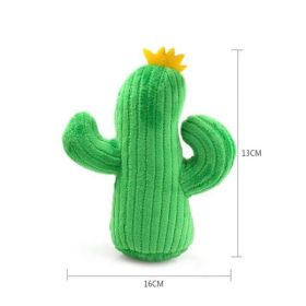 Corn Cactus Shape Pet Toy - Green