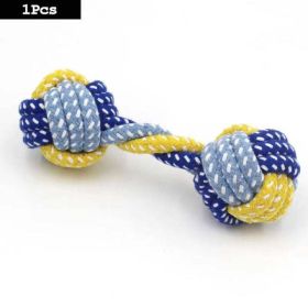Dog Toy Rope Ball Cleaning Teeth Chew Toy - D 19x8cm
