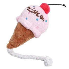 puppy fruit plush toy - Pink Ice-Cream