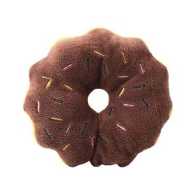 puppy fruit plush toy - Brown Donut