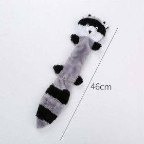cartoon animal cotton rope dog toy - gray