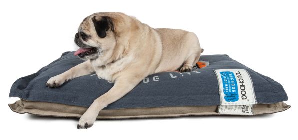 Touchdog Sporty Shock-Stitched Reversible Rectangular Thick Dog Mat - X-Large
