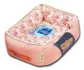 Touchdog Floral-Galore Vintage printed Ultra-Plush Rectangular Designer Dog Bed - Large
