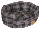 Wick-Away Nano-Silver and Anti-Bacterial Water Resistant Round Circular Dog Bed - X-Small