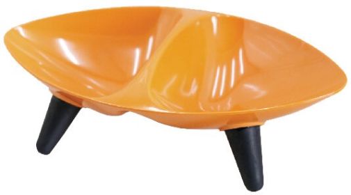 Melamine Couture Sculpture Double Food and Water Dog Bowl - S3ORDBP