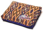 Touchdog 70's Vintage-Tribal Throwback Diamond Patterned Ultra-Plush Rectangular-Boxed Dog Bed - Large