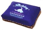Touchdog 70's Vintage-Tribal Throwback Diamond Patterned Ultra-Plush Rectangular-Boxed Dog Bed - Large