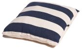 Touchdog Polo-Striped Convertible and Reversible Squared 2-in-1 Collapsible Dog House Bed - PB36BLLG