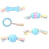 Bone Leash Dog Chew Toys - B