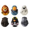 dog chew resistant toy ball - white seal