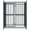 Outdoor Dog Kennel 47.2"x47.2"x59.1" - Black