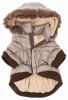 Metallic Fashion Pet Parka Coat - Small