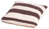Touchdog Polo-Striped Convertible and Reversible Squared 2-in-1 Collapsible Dog House Bed - PB36BRLG