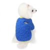 cat and dog clothes autumn and winter warm and fleece - Purple - S