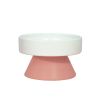 Cat Ceramic Raised Food Bowls, Elevated Pet Dish Feeder, Protect Pet's Spine, for Dog Kitty Puppy Pets Bowl, Tower Shaped Ceramic Pet Cats Food Bowl -