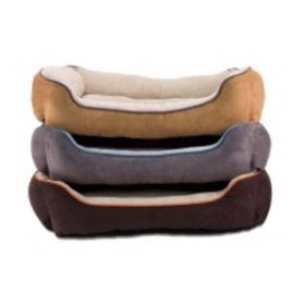 DMC Faux Suede Box Bed Assorted 36 Inches