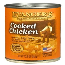 Evanger's Heritage Classic Cooked Chicken Canned Dog Food 12.8 oz 12 Pack