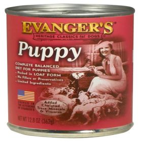 Evanger's Heritage Classic Puppy and Underweight Dogs Food 12.8 oz 12 Pack