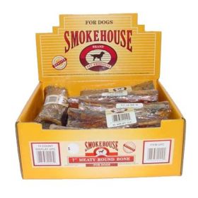 Smokehouse USA Made Round Bone Dog Chew 20 Count 3 in