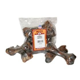 Smokehouse USA Made Meaty Porky Bone Dog Chew 4 Count