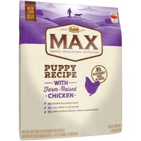 Nutro Max Puppy Recipe With Farm Raised Chicken Dry Dog Food 12 Pounds