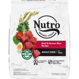 Nutro Products Natural Choice Beef & Brown Rice Recipe Dry Dog Food 12 lbs