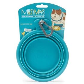 MESS D COLLPS BOWL BLU 3 CUP