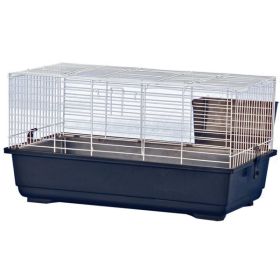 A  E Cages Rabbit Cage Blue, 2ea/39 in X 22 in X 18 in