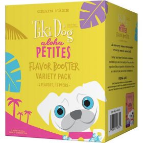 Tiki Pets Dog Aloha Bisque Variety Pack 1.5Oz (Case Of 12)