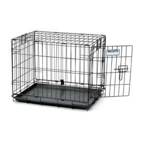 Precision Pet Products ProValu 1 Door Wire Dog Crate Hard-Sided Black 30 in