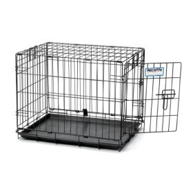 Precision Pet Products ProValu 1 Door Wire Dog Crate Hard-Sided Black 48 in