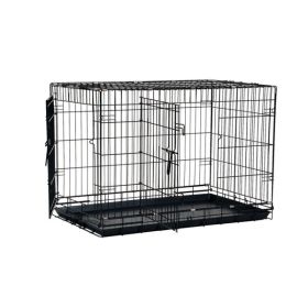 Precision Pet Products 2 Door Great Crate for Dog Hard-Sided Black 30 in