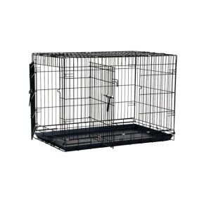 Precision Pet Products 2 Door Great Crate for Dog Hard-Sided Black 36 in