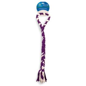 PetSafe Grip 'n' Tug Replacement Braided Fleece and Rope Toy Braided Rope Multi-Color 29.5 in