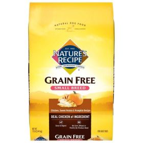 Nature's Recipe Grain Free Small Breed Chicken Sweet Potato & Pumpkin 4 lb