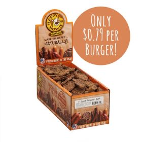 Happy Howie Dog Burger Lamb 2 Inch 126Ct