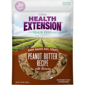 Health Extension Oven Baked Treats - Peanut Butter Recipe with Banana  2.25lb