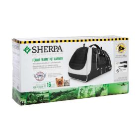 Sherpa's Pet Trading Company Forma Frame Airline Approved Pet Carrier Black Medium