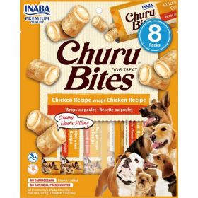 Inaba Dog Churu Bite Chicken Wraps 6Ct/3.36Oz