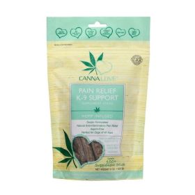 CannaLove Pain Relief K-9 Supplement Sticks Hemp Infused Dog Treat 8 oz 100+ Supplement Sticks