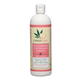 CannaLove Anti-Shedding & Detangling Hemp Infused Dog Shampoo 16 fl. oz