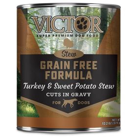 Victor Super Premium Dog Food Grain Free Turkey & Sweet Potato-Canine Dog Food 13.2 oz