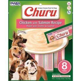 Inaba Dog Churu Chicken Salmon 6Ct/5.6Oz