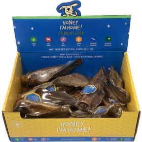 Honey Im Home Dog Buffalo Ears 15 Count Bulk